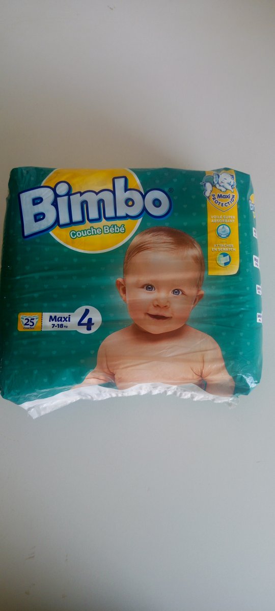 🍼 Couches pour bébés BIMBO MAXI PROTECTION – Taille 3-4-5-6