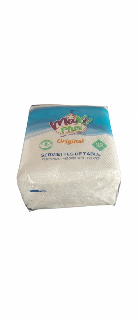 Maxi Plus Original – Serviettes de Table (80 unités)